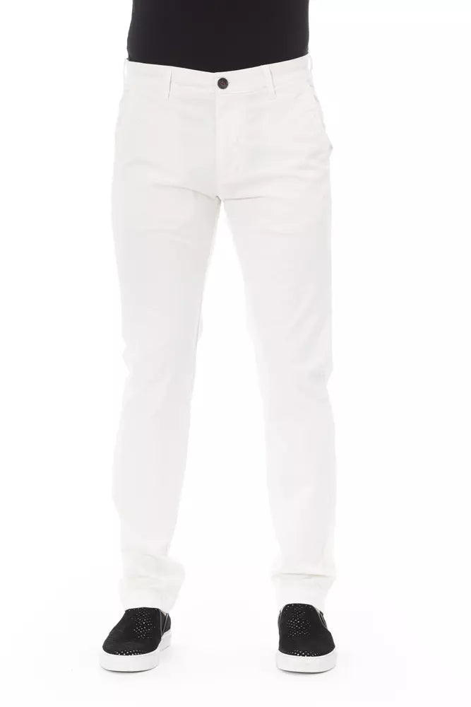 Baldinini Trend White Cotton Jeans & Pant