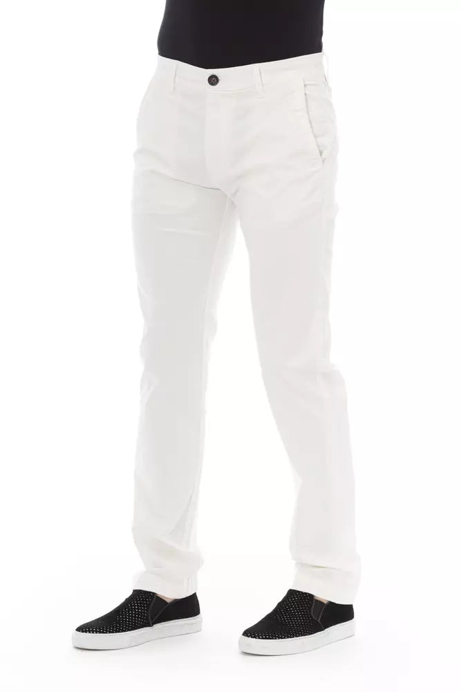 Baldinini Trend White Cotton Jeans & Pant