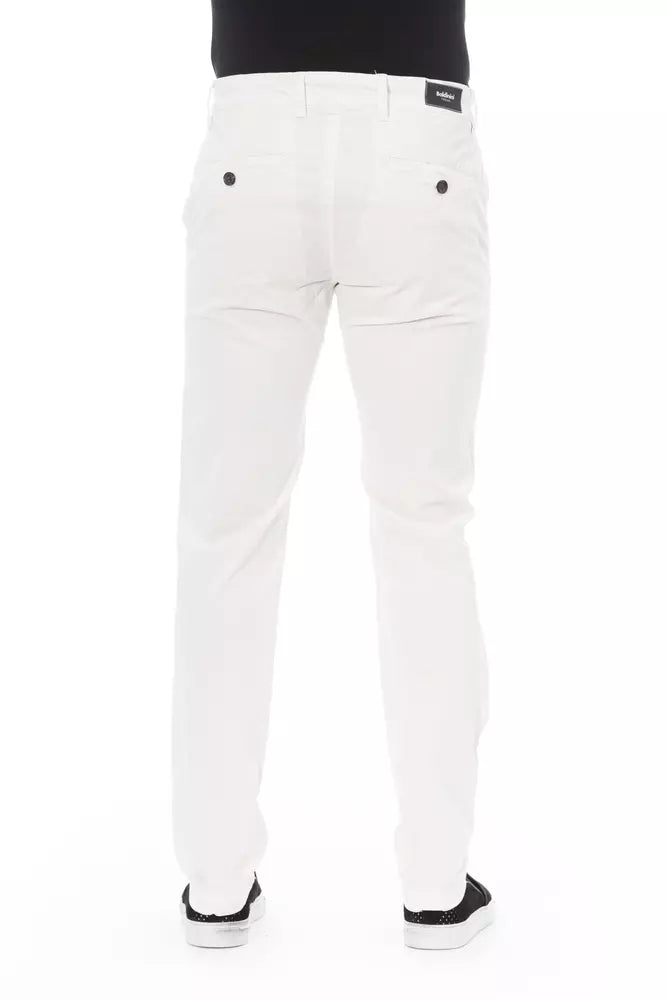 Baldinini Trend White Cotton Jeans & Pant