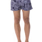 Roberto Cavalli Sport Blue Polyester Men Swimwear