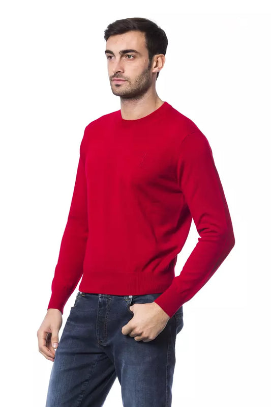 Billionaire Italian Couture Red Merino Wool Sweater