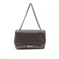 Pompei Donatella Gray Leather Crossbody Bag