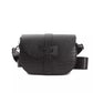 Pompei Donatella Black Leather Crossbody Bag