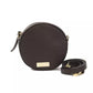 Pompei Donatella Brown Leather Crossbody Bag