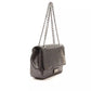 Pompei Donatella Gray Leather Crossbody Bag