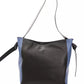 Pompei Donatella Black Leather Shoulder Bag