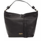 Pompei Donatella Black Leather Shoulder Bag