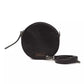 Pompei Donatella Black Leather Crossbody Bag