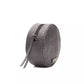 Pompei Donatella Gray Leather Crossbody Bag