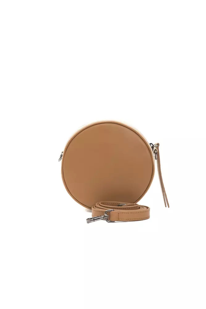 Pompei Donatella Brown Leather Crossbody Bag