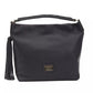 Pompei Donatella Gray Leather Shoulder Bag