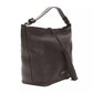 Pompei Donatella Brown Leather Shoulder Bag