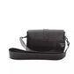 Pompei Donatella Black Leather Crossbody Bag