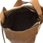 Pompei Donatella Brown Leather Shoulder Bag