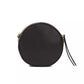 Pompei Donatella Black Leather Crossbody Bag