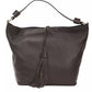 Pompei Donatella Brown Leather Shoulder Bag