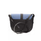 Pompei Donatella Blue Leather Crossbody Bag