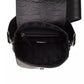 Pompei Donatella Black Leather Crossbody Bag