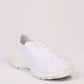 Neil Barrett Ultra-Chic Bolt Sneakers in Crisp White