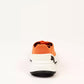 Neil Barrett Vivid Orange Bolt Sneakers with Textile Fabric