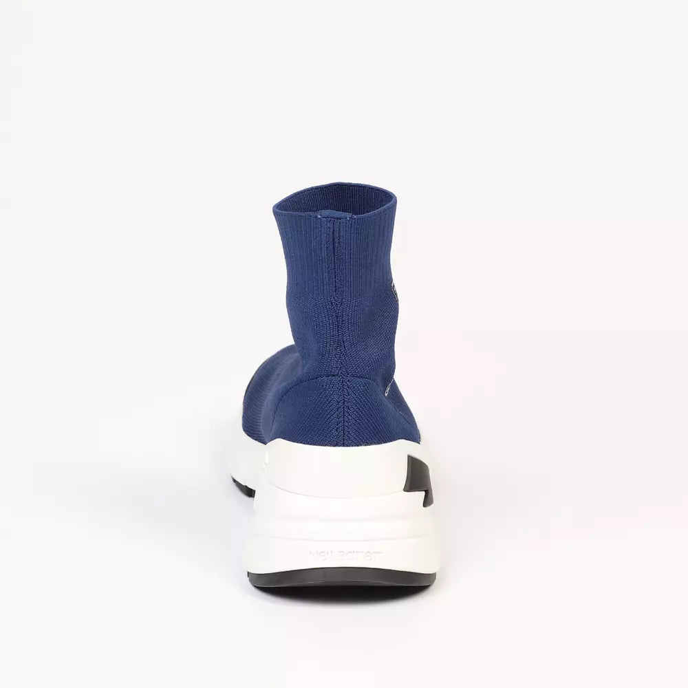 Neil Barrett Electric Bolt Sock Sneakers in Dazzling Blue