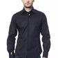 Billionaire Italian Couture Blue Cotton Shirt