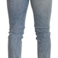 Dolce & Gabbana Light Blue Cotton Slim Fit Denim Jeans