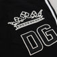 Dolce & Gabbana Black Cotton DG Crown Men Denim Jeans