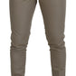 Dolce & Gabbana Stunning Beige Italian Cotton Trousers