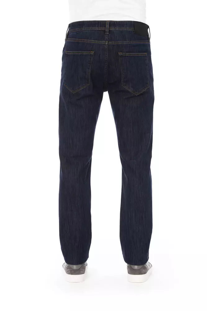 Baldinini Trend Blue Cotton Jeans & Pant