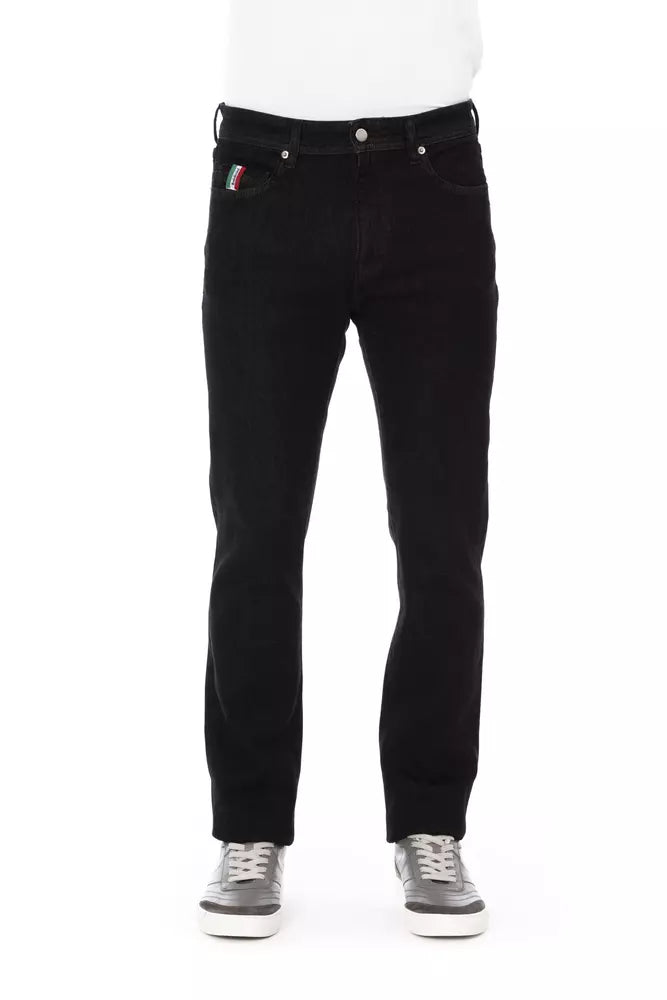 Baldinini Trend Black Cotton Jeans & Pant