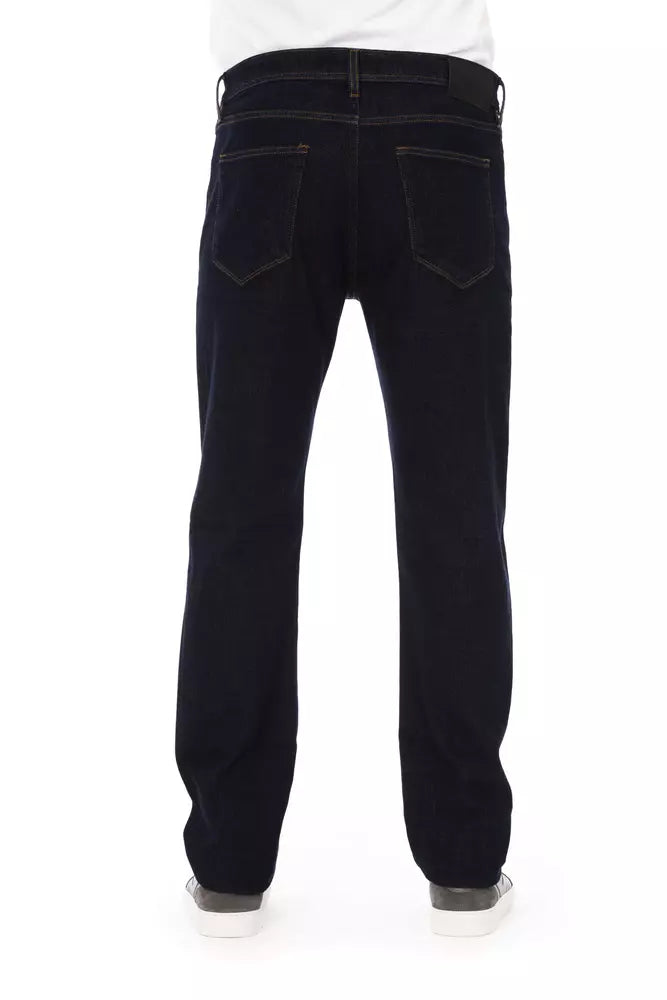 Baldinini Trend Blue Cotton Jeans & Pant