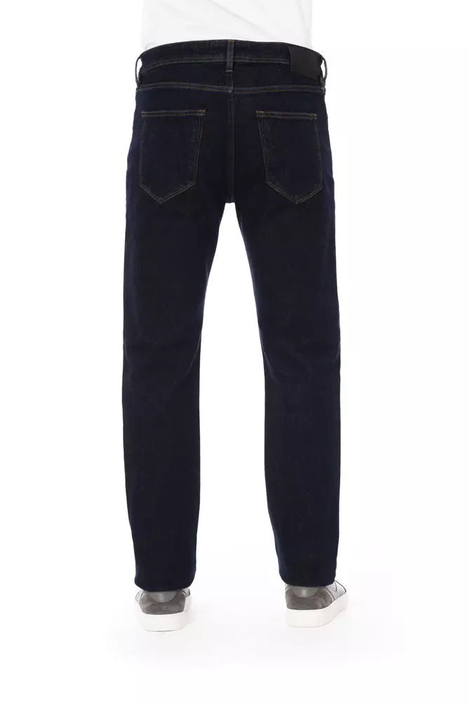 Baldinini Trend Blue Cotton Jeans & Pant