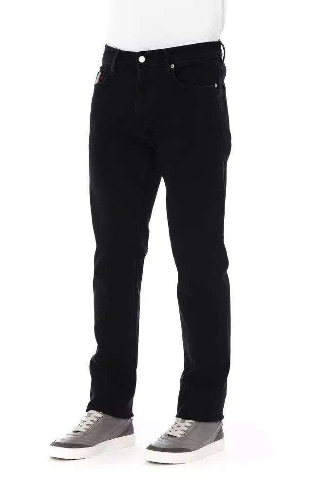 Baldinini Trend Black Cotton Jeans & Pant