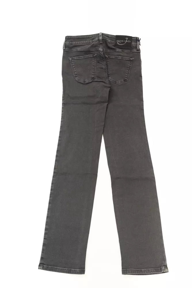 Jacob Cohen Black Cotton Jeans & Pant