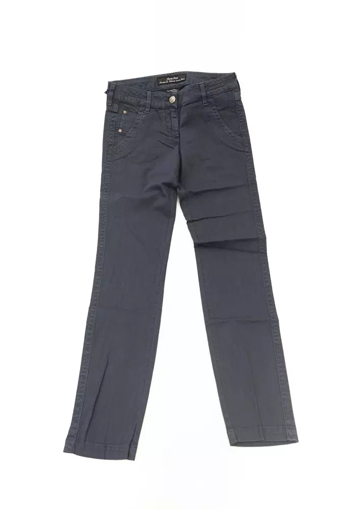 Jacob Cohen Blue Cotton Jeans & Pants