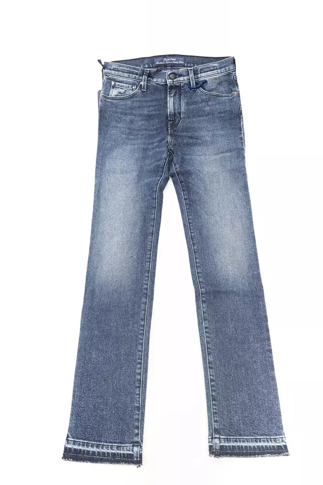 Jacob Cohen Blue Cotton Jeans & Pant