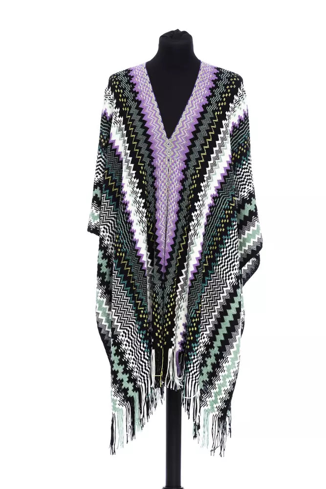 Missoni Multicolor Wool Poncho