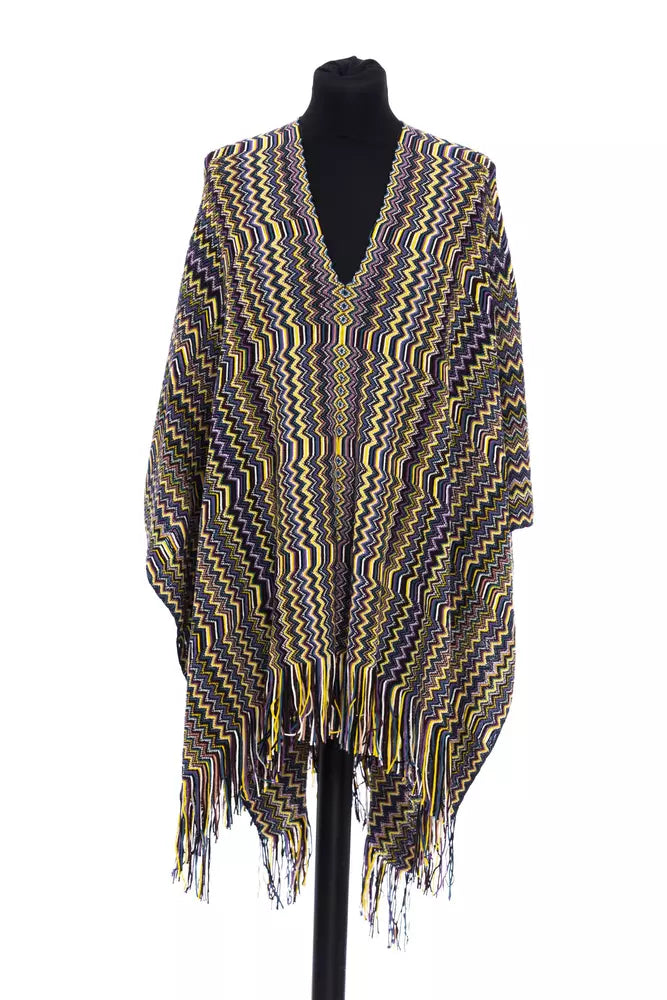 Missoni Multicolor Wool Poncho