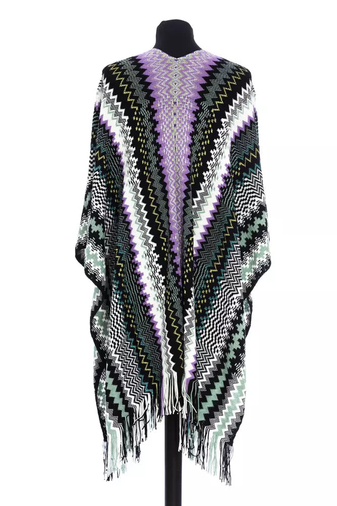 Missoni Multicolor Wool Poncho