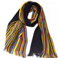 Missoni Elegant Geometric Multicolor Fringed Scarf