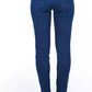 Frankie Morello Blue Cotton Jeans & Pant