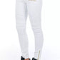 Frankie Morello White Cotton Jeans & Pant