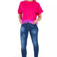 Frankie Morello Blue  Jeans & Pant