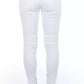 Frankie Morello White Cotton Jeans & Pant