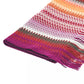 Missoni Geometric Pattern Fringed Scarf in Vibrant Hues