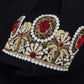 Dolce & Gabbana Black Gold Crown Slim Fit Dress Formal Shirt