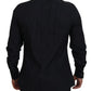 Dolce & Gabbana Black Gold Cotton Slim Fit Dress Mens Shirt