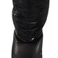 Dolce & Gabbana Black Boots Padded Mid Calf Winter Shoes