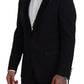 Dolce & Gabbana Black MARTINI Slim Fit Jacket Blazer